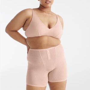 knix Micro Modal Boxer Briefs in Blush Pink